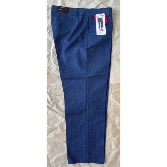 Hilary Radley Blue Capri Pants Slim Leg Size 8 NWT - Picture 2 of 8